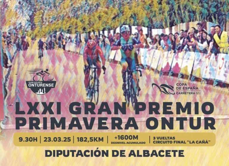 El LXXI Gran Premio Primavera de Ontur reunirá a la élite del ciclismo nacional