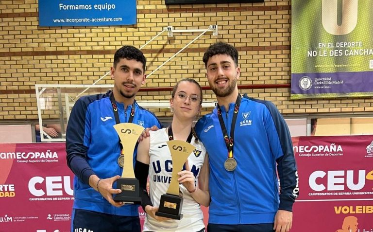 La cantera del CV Ciudad de Hellín brilla en los Campeonatos de España Universitarios