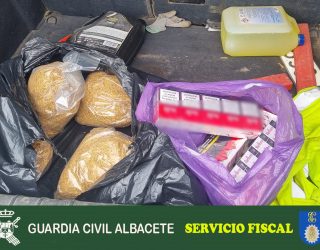 Cazado en Hellín con el maletero lleno de tabaco de contrabando