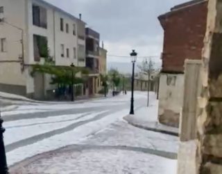 Tremendas granizadas en Agramón, Letur y Cancarix, y lluvias constantes en Hellín