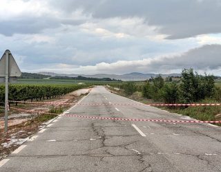 Reabierta al tráfico la carretera AB-404 entre Hellín y Agramón tras el corte por la granizada del sábado