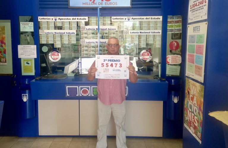 El segundo premio de la Lotería cae en Hellín