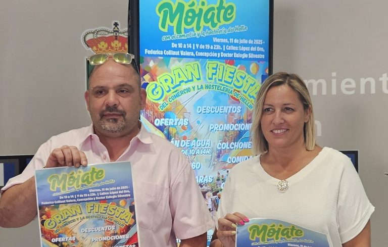 “Mójate con el comercio y la hostelería”: ocio veraniego y apoyo al comercio hellinero