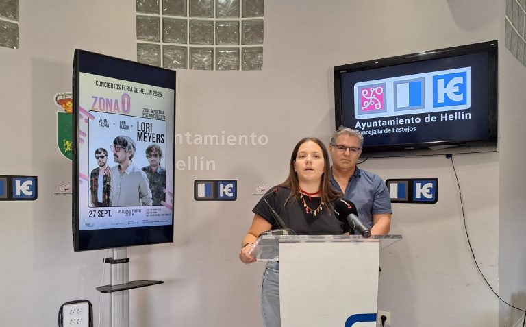 Lori Meyers encabeza el cartel musical de la Feria de Hellín 2025, que también contará con Lía Kali, Medina Azahara y Mägo de Oz