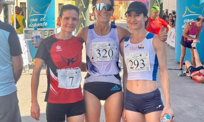 Podio Femenino con Eva Moreno / C.A. Hellín.