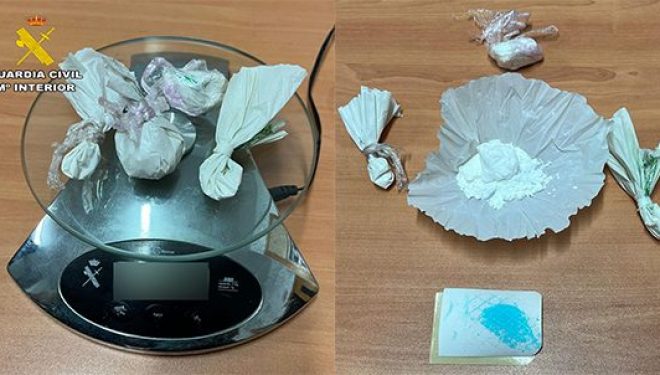 Cae un narcopiso en Socovos con 200 dosis de cocaína listas para vender