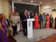 El hellinero Julián Martínez Lizán inaugura el stand del Gobierno regional en la Feria de Albacete