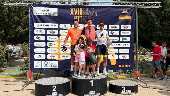 Alberto López vuelve con fuerza y se sube al podio en la BTT de Férez