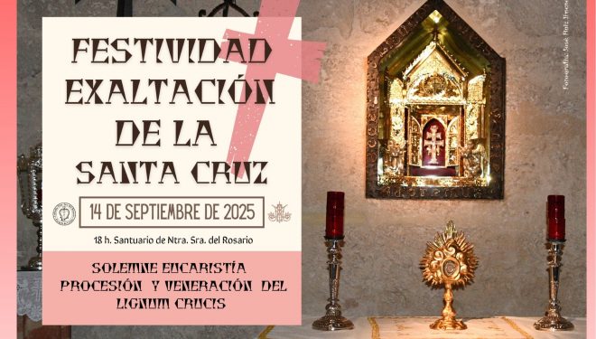 Festividad de la Exaltación de la Santa Cruz en el Santuario del Rosario de Hellín