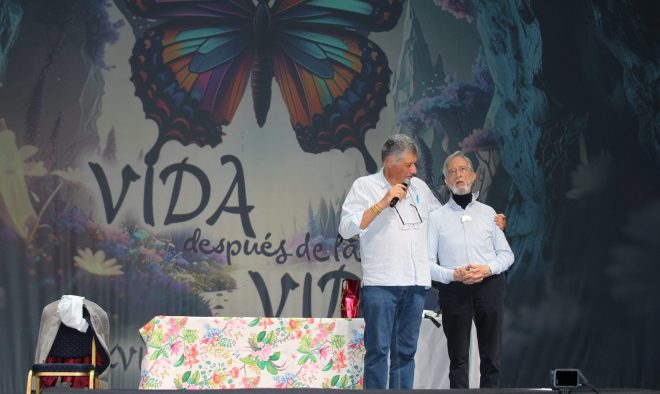Rafa Campillo con Fidel Delgado / Matilde Alarcón. Rafa Campillo con Fidel Delgado / Matilde Alarcón.