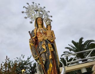 Emotiva Misa de despedida a la Virgen del Rosario en vísperas del Día de la Patrona