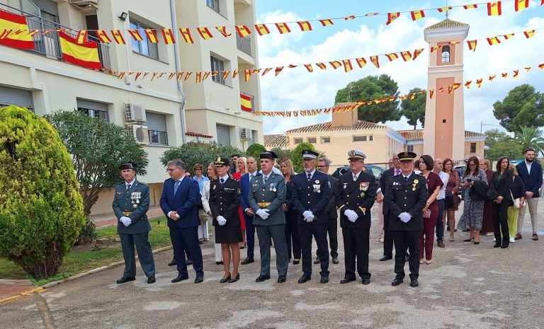 Los actos en honor a la Virgen del Pilar reúnen a la Guardia Civil y autoridades en Hellín