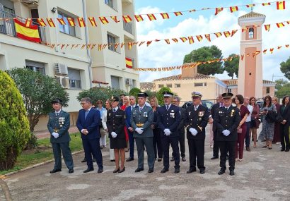Los actos en honor a la Virgen del Pilar reúnen a la Guardia Civil y autoridades en Hellín