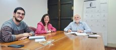 Ruiz Santos visita Tobarra y se reúne con la nueva alcaldesa Estefanía Escribano