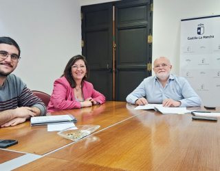 Ruiz Santos visita Tobarra y se reúne con la nueva alcaldesa Estefanía Escribano
