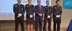 Homenaje a la Policía Nacional en Hellín por el día de sus patronos