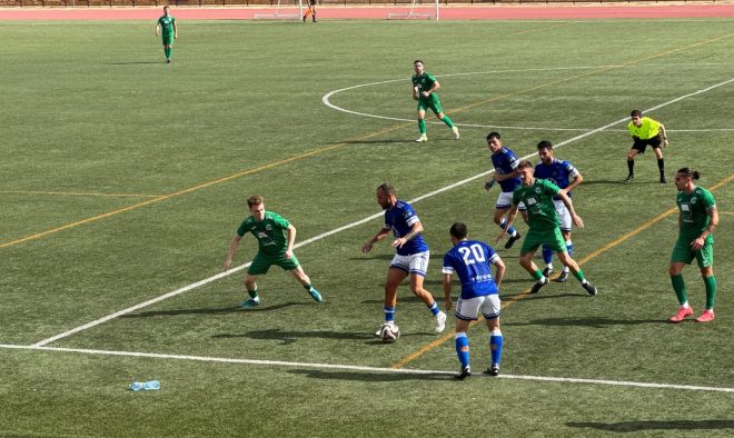 Sergio Moreno en su vuelta al Hellín C.F. / EF. Sergio Moreno en su vuelta al Hellín C.F. / EF.
