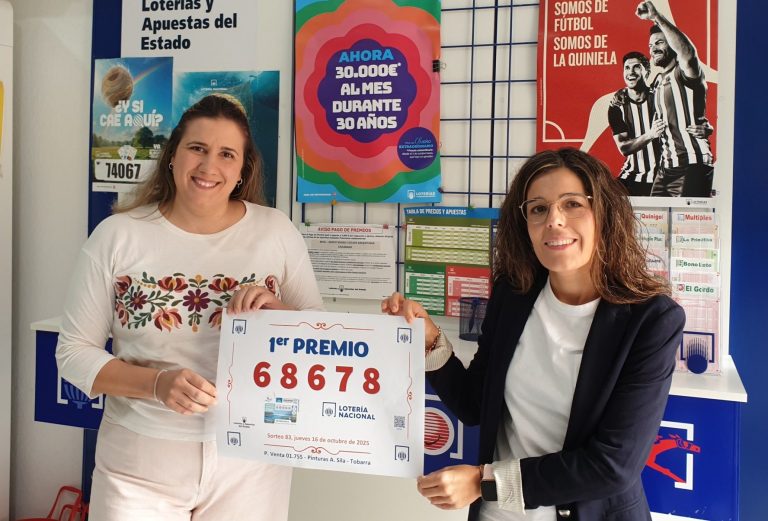 Tobarra reparte 300.000 euros con el Primer Premio de la Lotería Nacional