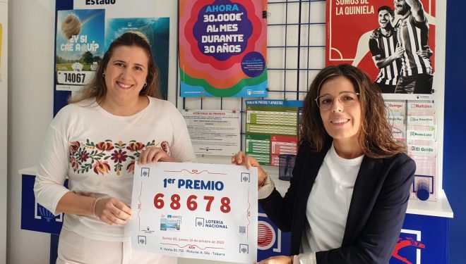 Tobarra reparte 300.000 euros con el Primer Premio de la Lotería Nacional