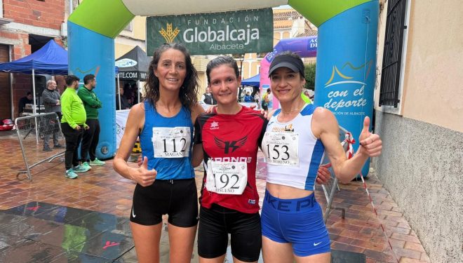 El C.A. Hellín celebra dos podios en Liétor gracias a Eva Moreno y J. Javier Ochoa