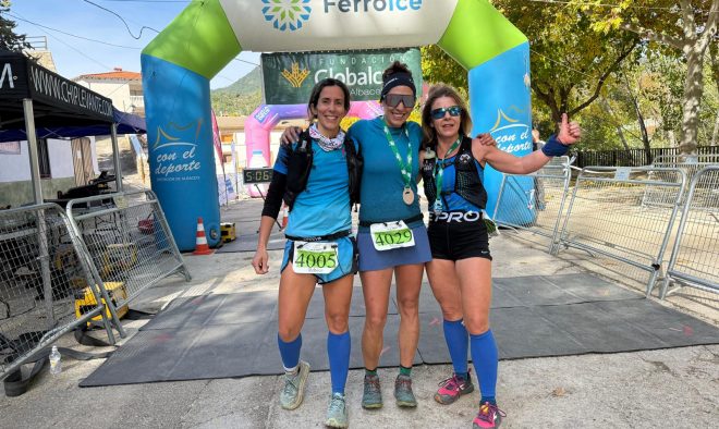 Copa podio femenino.