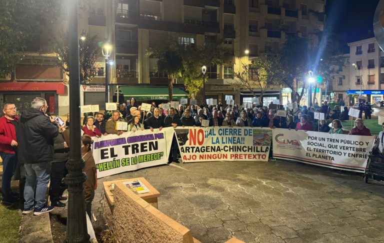 Hellín vuelve a concentrarse por la reapertura de la línea ferroviaria Chinchilla–Cartagena