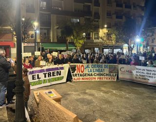 Hellín vuelve a concentrarse por la reapertura de la línea ferroviaria Chinchilla–Cartagena