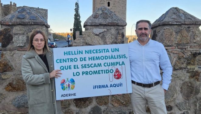 ADERHE exige en las Cortes el cumplimiento inmediato del acuerdo para implantar la unidad de hemodiálisis en Hellín