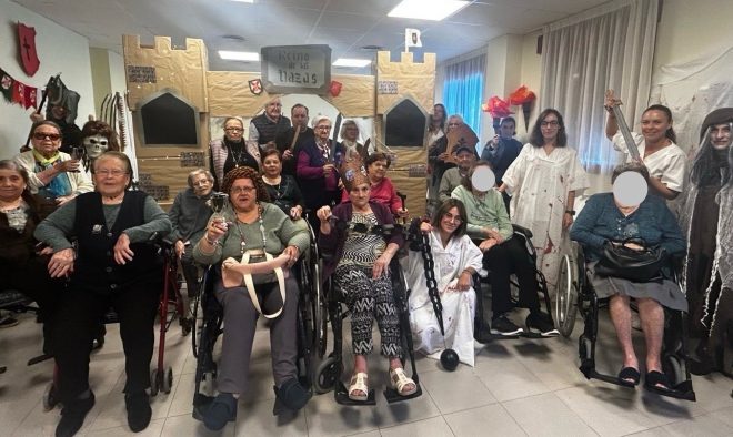 Las Hazas celebran Halloween.