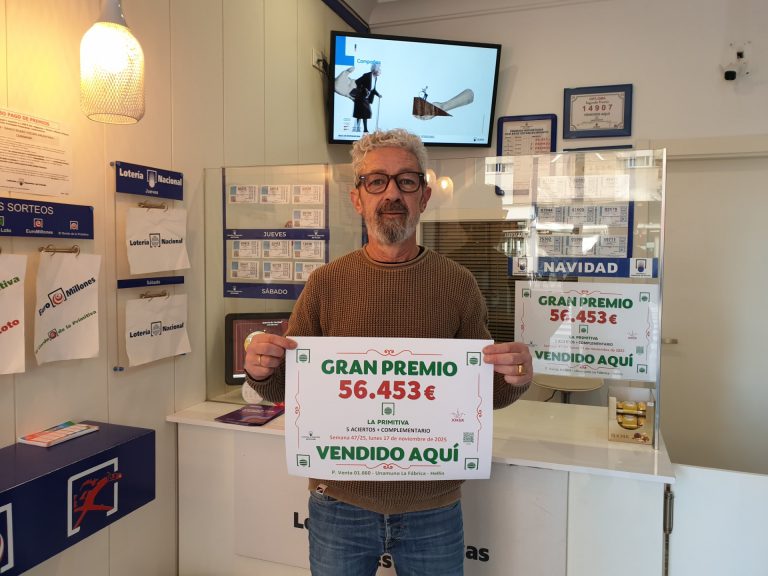 Cae en Hellín un premio de 56.453 € de la Primitiva