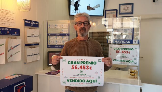 Cae en Hellín un premio de 56.453 € de la Primitiva