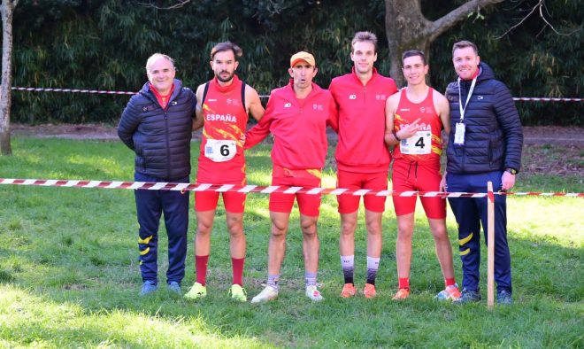 Morote con el equipo nacional.