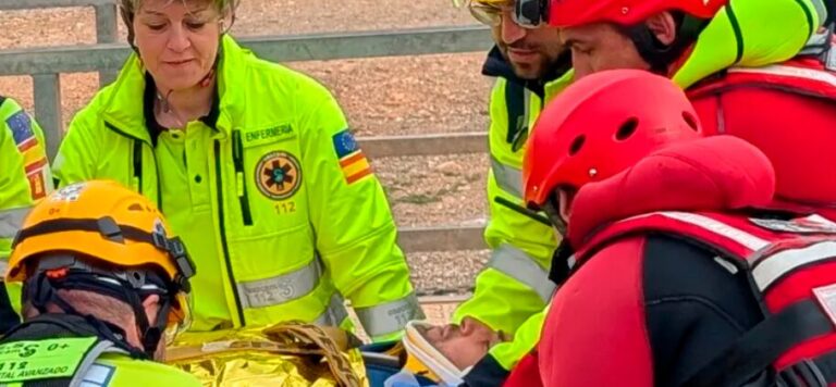Accidente en una zona de difícil acceso de Riópar tras caer un hombre por un barranco