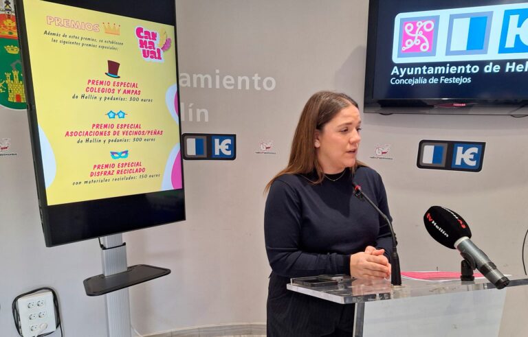 Carnaval Hellín 2026 repartirá 2.600 euros en premios y ya tiene pregonero