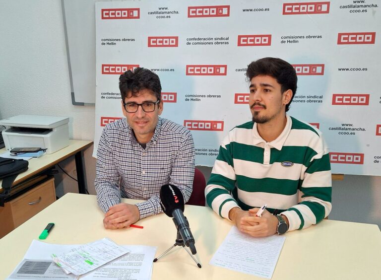 CCOO analiza la situación del empleo en la comarca de Hellín y fija sus prioridades para la negociación colectiva de 2026