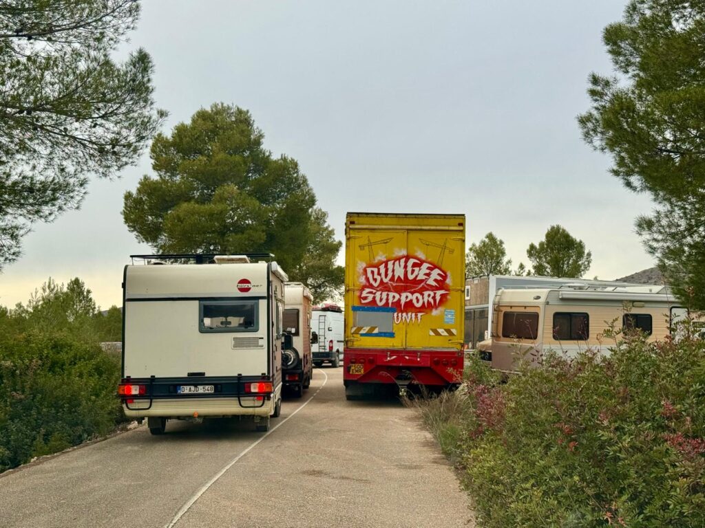 Atasco cerca de la Rave / M.A.