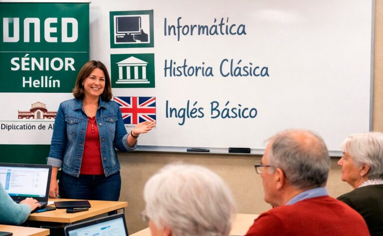 La UNED Sénior regresa a Hellín con cursos de informática, historia clásica e inglés básico