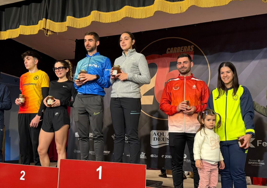 Beatriz Navarro en el podio.