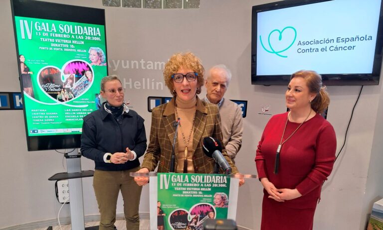 La IV Gala Solidaria de la AECC se celebrará el 13 de febrero en el Teatro Victoria