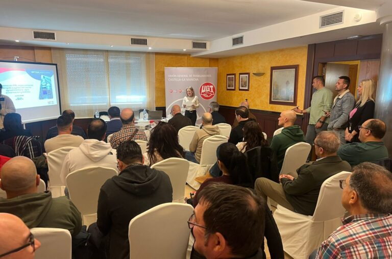 UGT alerta en Hellín del riesgo de accidentes laborales en pequeñas empresas