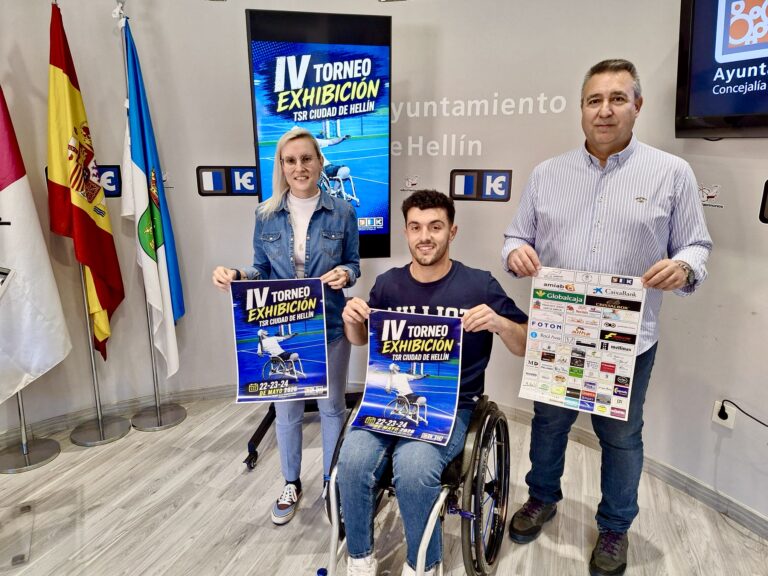 El IV Torneo Ciudad de Hellín reunirá a grandes figuras del tenis en silla de ruedas